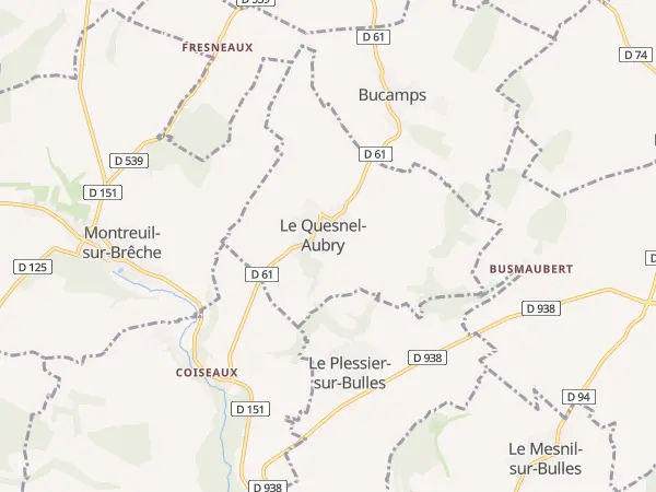 Plan du Quesnel-Aubry