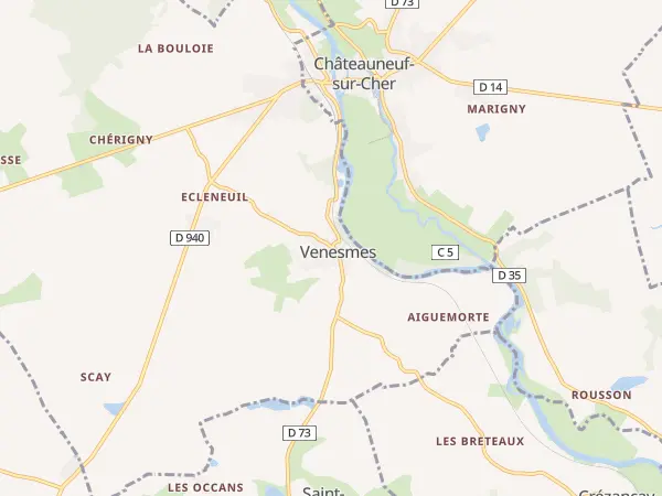 Plan de Venesmes