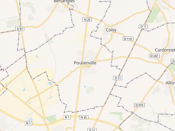 Plan de Poulainville