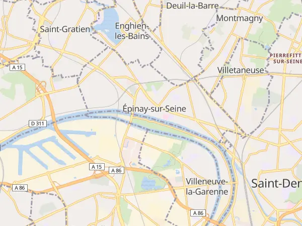 Plan de Épinay-sur-Seine