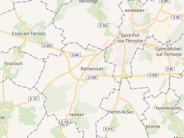 Plan de Ramecourt
