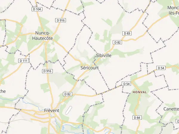 Plan de Séricourt