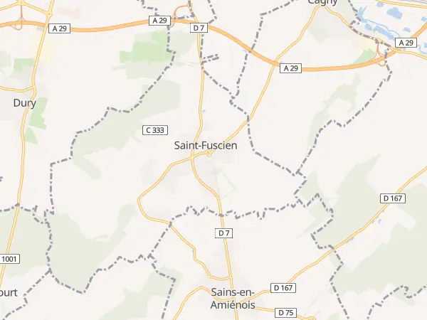 Plan de Saint-Fuscien