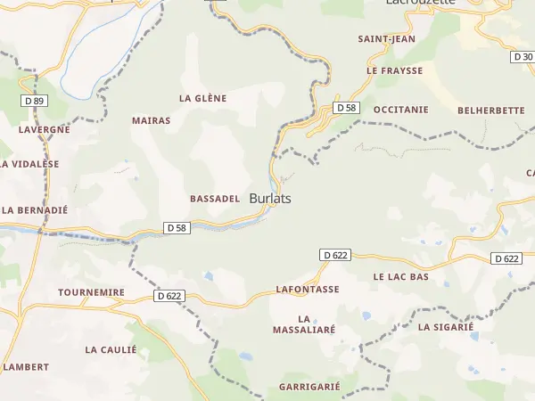 Plan de Burlats