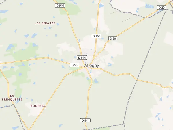 Plan de Allogny