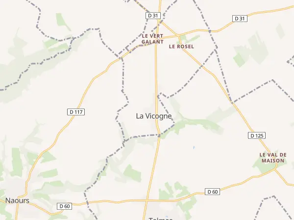 Plan de La Vicogne