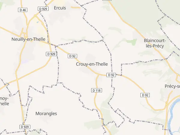 Plan de Crouy-en-Thelle