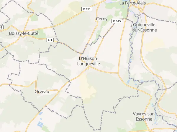 Plan de D’Huison-Longueville