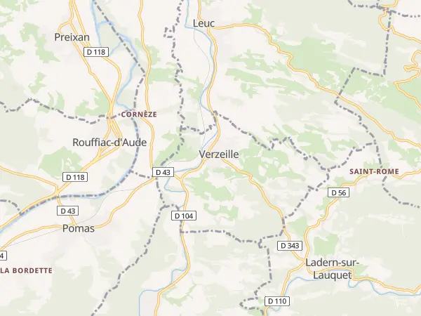 Plan de Verzeille