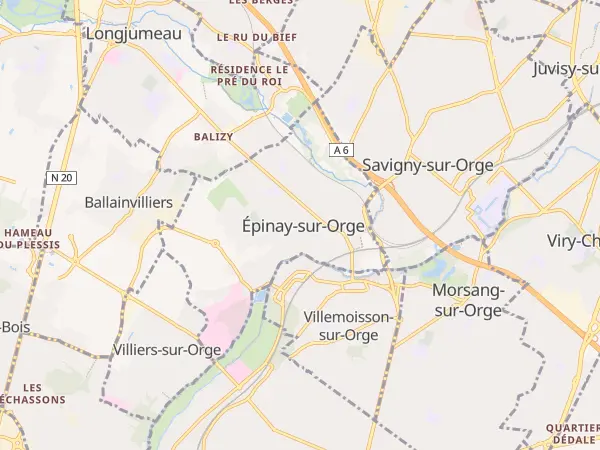 Plan de Épinay-sur-Orge