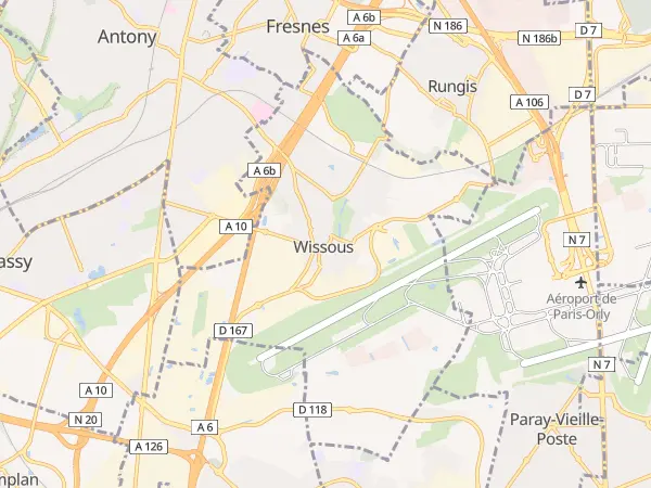 Plan de Wissous