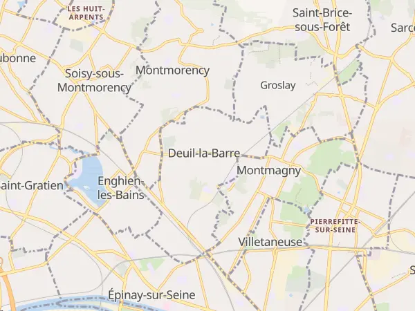 Plan de Deuil-la-Barre