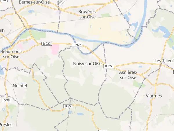 Plan de Noisy-sur-Oise
