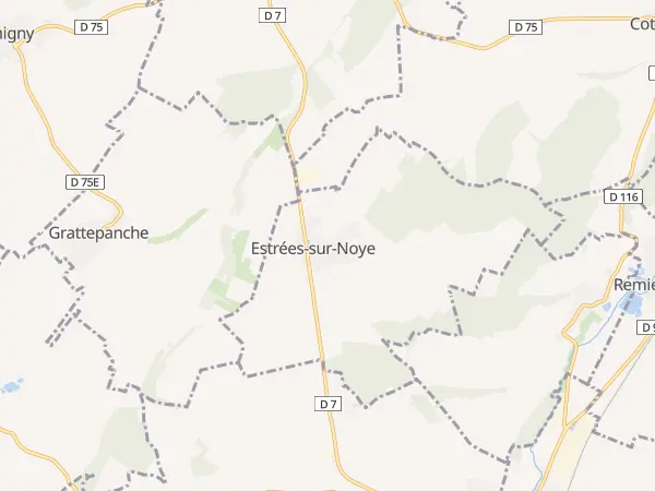 Plan de Estrées-sur-Noye