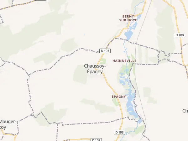 Plan de Chaussoy-Epagny