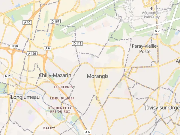 Plan de Morangis