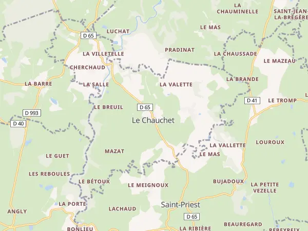 Plan du Chauchet