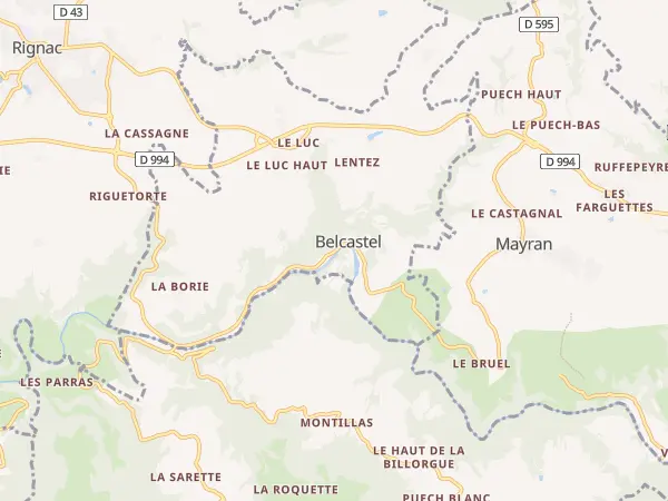 Plan de Belcastel