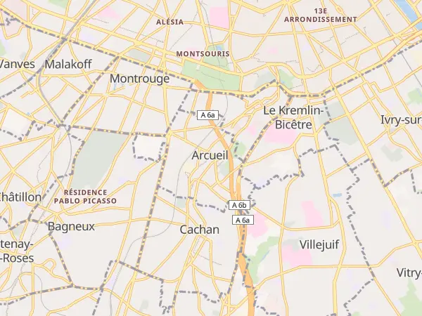 Plan de Arcueil