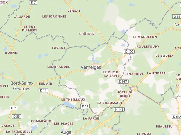 Plan de Verneiges