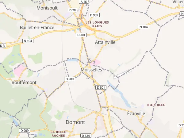 Plan de Moisselles