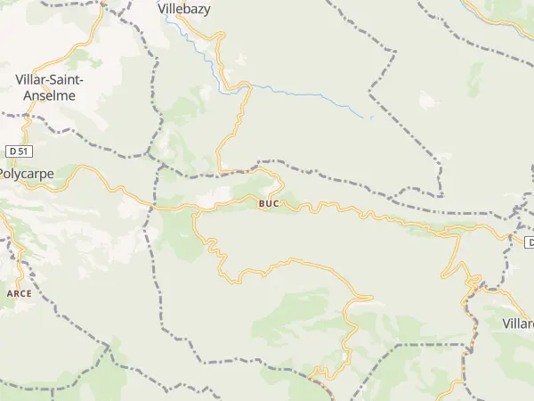 Plan de Belcastel-et-Buc