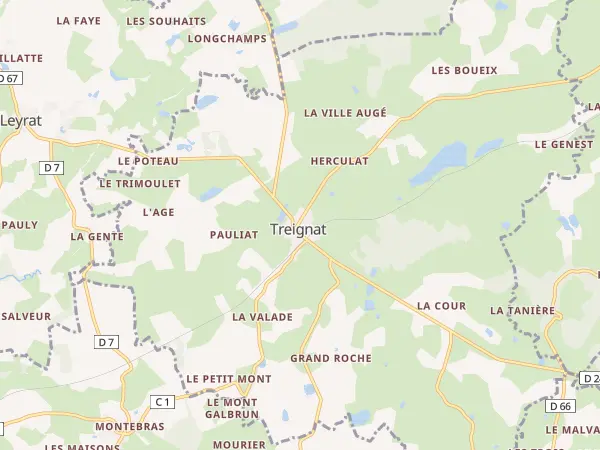 Plan de Treignat