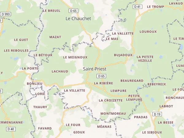 Plan de Saint-Priest