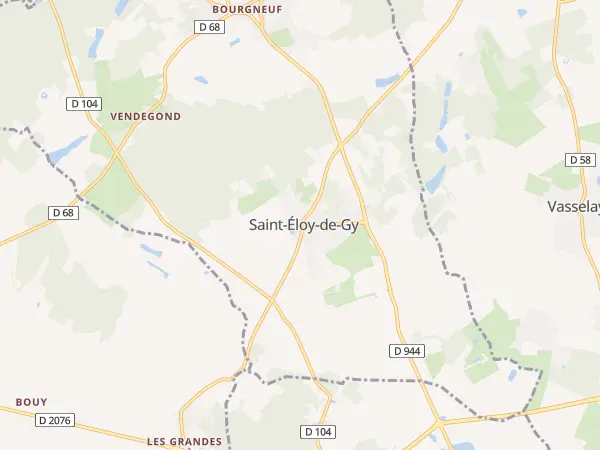 Plan de Saint-Éloy-de-Gy