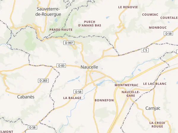 Plan de Naucelle