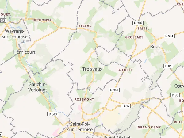 Plan de Troisvaux