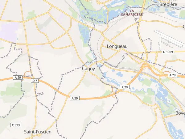 Plan de Cagny