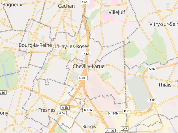 Plan de Chevilly-Larue