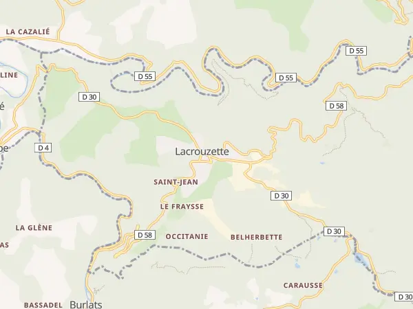 Plan de Lacrouzette