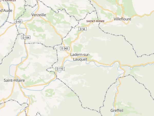 Plan de Ladern-sur-Lauquet