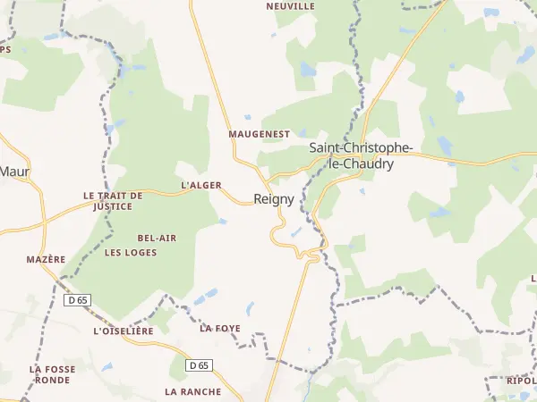 Plan de Reigny