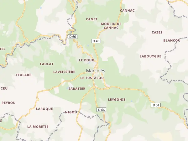 Plan de Marcolès