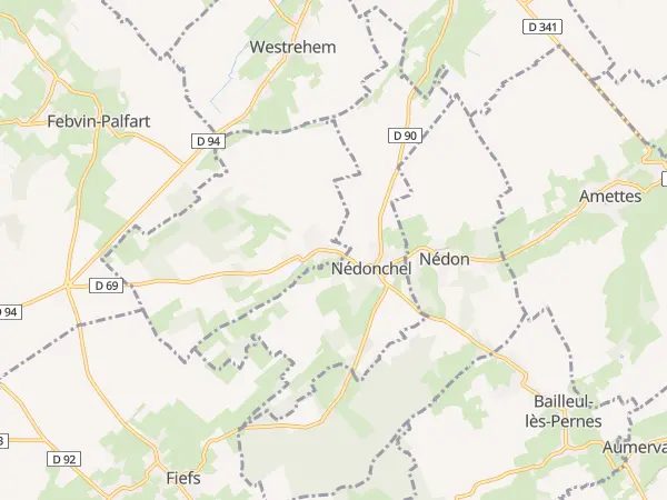 Plan de Fontaine-lès-Hermans