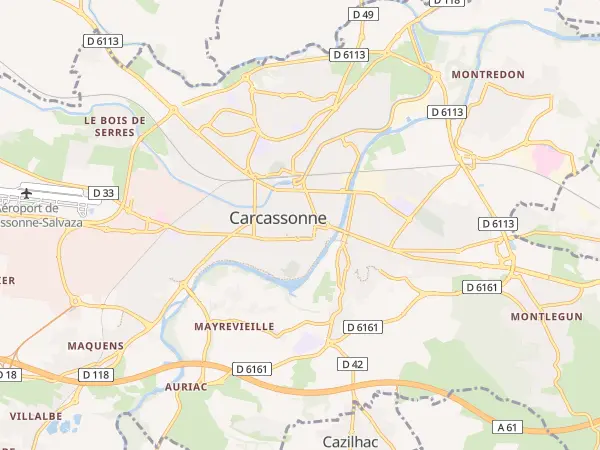 Plan de Carcassonne