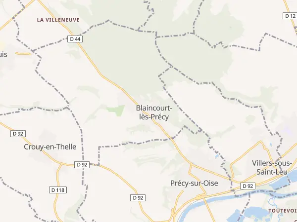 Plan de Blaincourt-lès-Précy