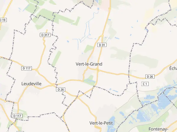 Plan de Vert-le-Grand