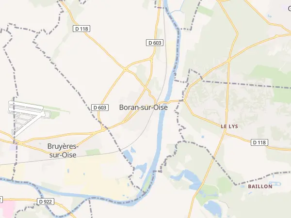Plan de Boran-sur-Oise