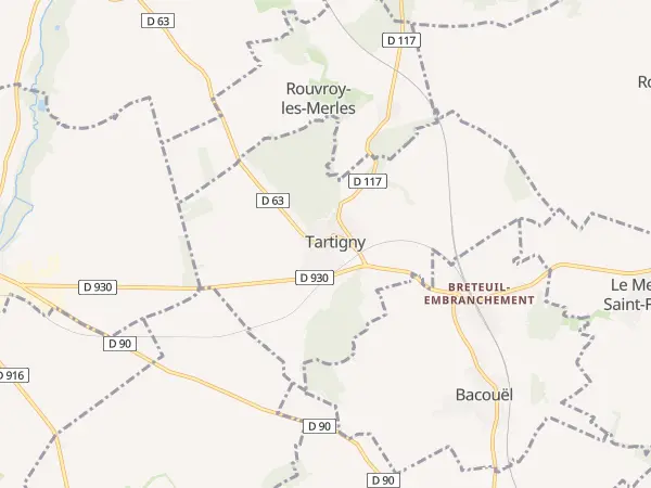 Plan de Tartigny