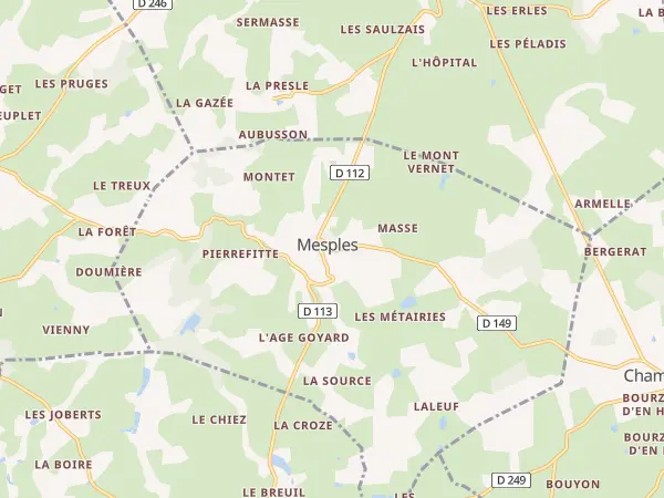Plan de Mesples