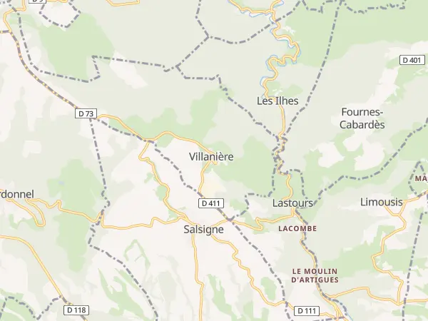 Plan de Villanière