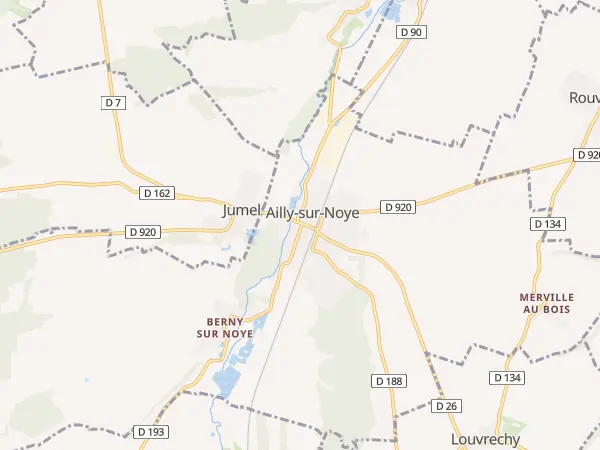 Plan de Ailly-sur-Noye