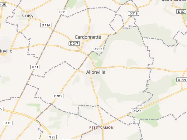 Plan de Allonville