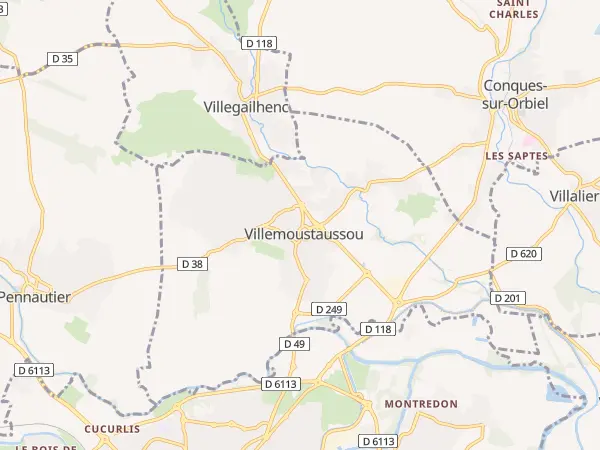 Plan de Villemoustaussou