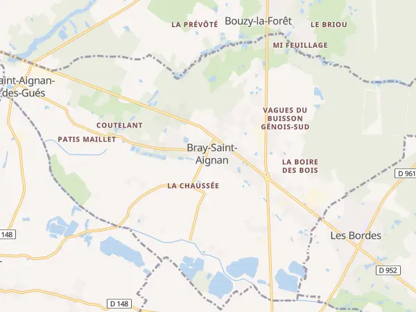 Plan de Bray-Saint-Aignan
