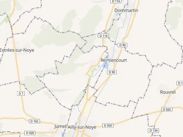 Plan de Guyencourt-sur-Noye